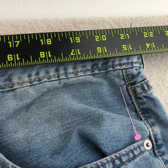 Levis Mens Jeans Size 46x34 Straight Leg 559 Relaxed Blue Denim Casual Classic - Picture 5 of 16